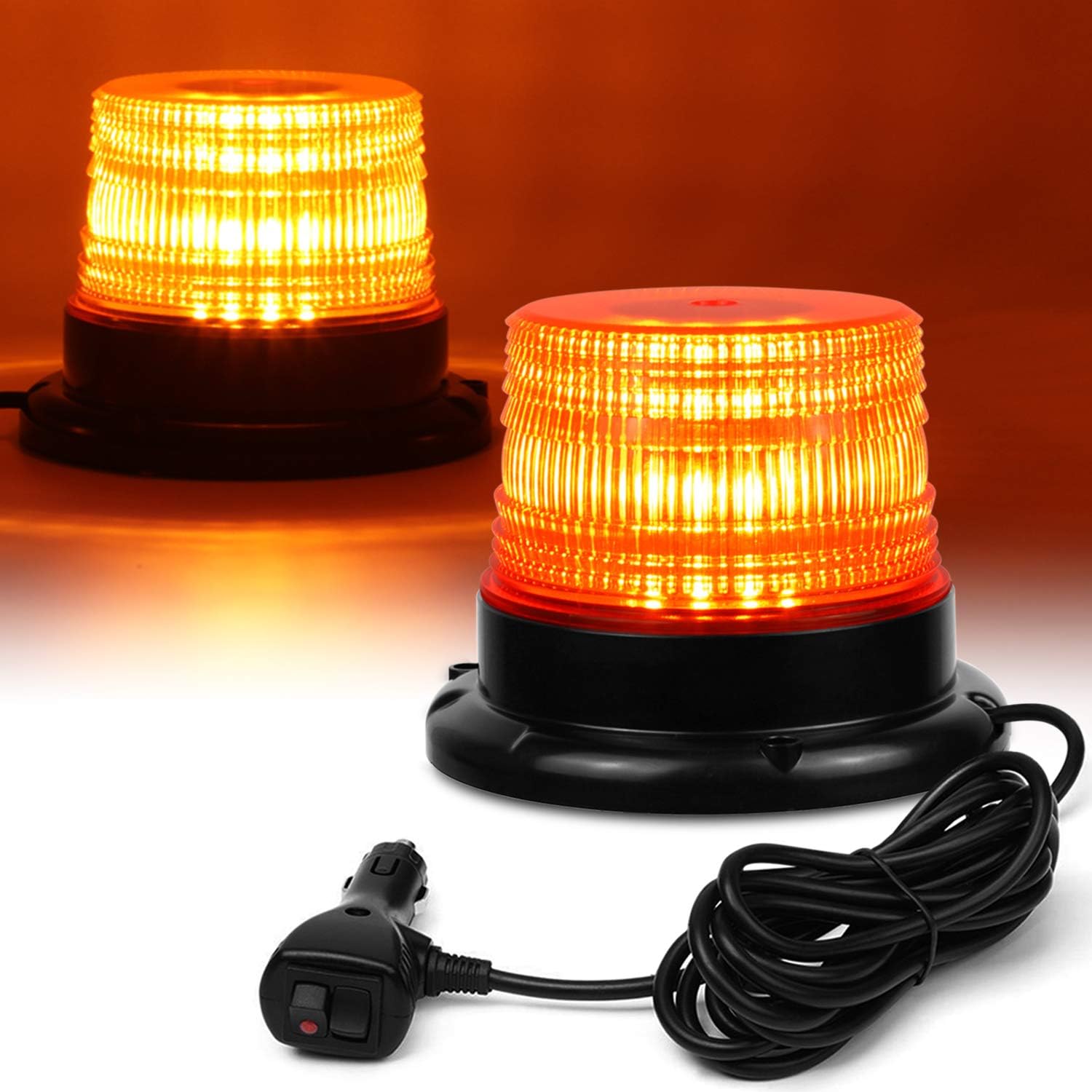 LED Strobe Light Amber 40 LED 12V-24V