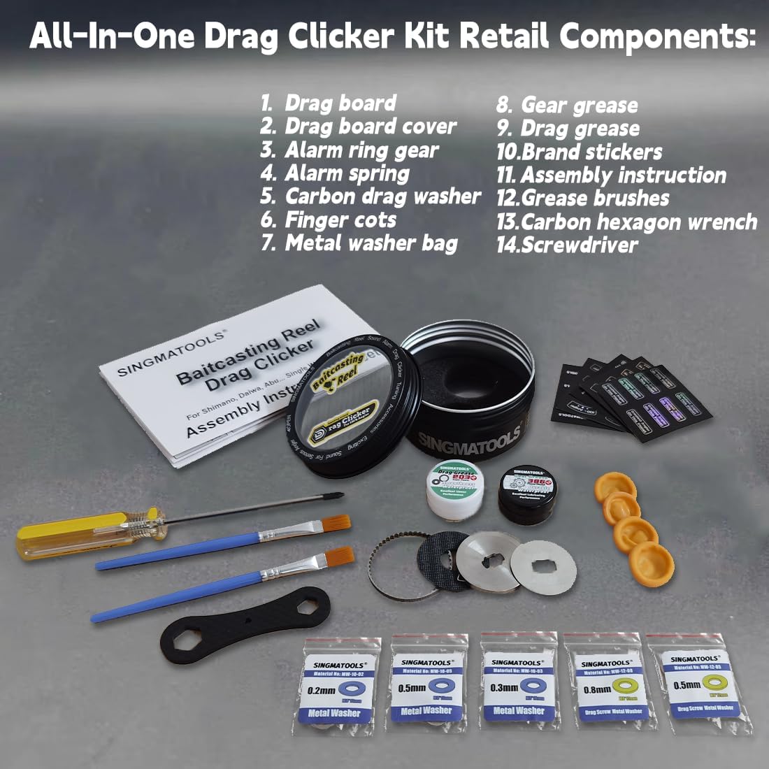 Detalle de Abu Garcia-Compatible Baitcasting Reel Drag Clicker