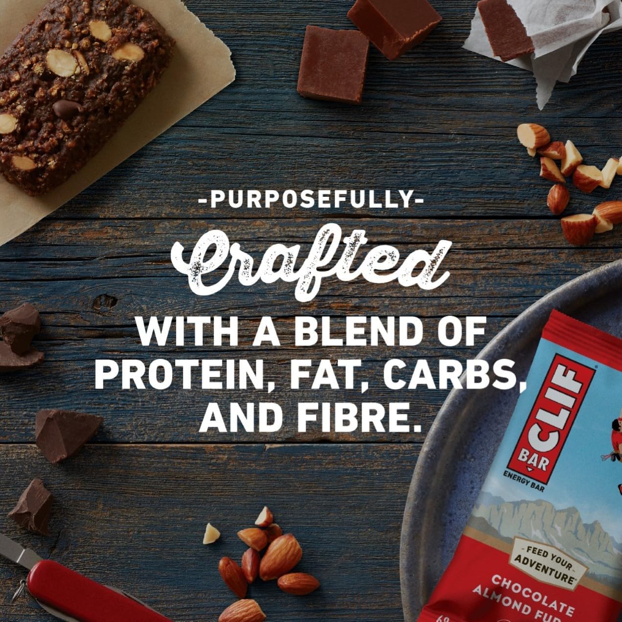 Thumbnail 4 de CLIF BAR Chocolate Almond Fudge 12 x 68 g
