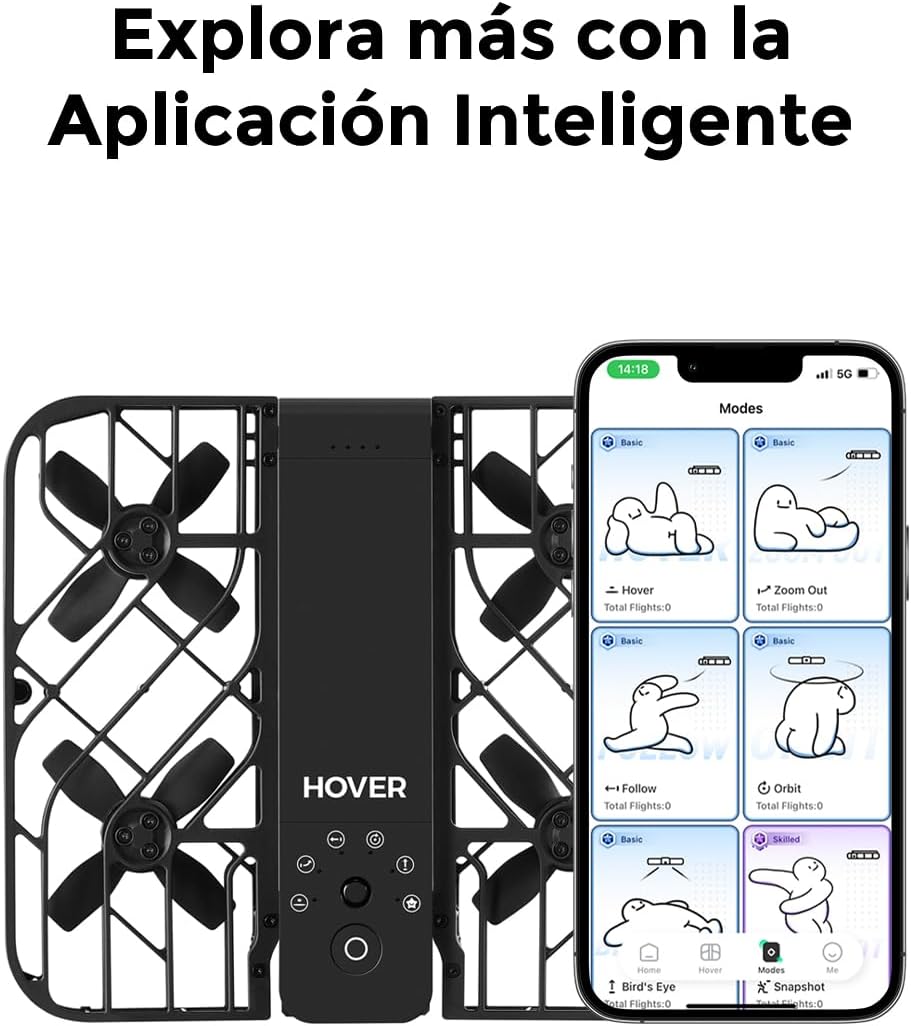 Thumbnail 8 de HOVERAir X1 Dron con Cámara HDR 🎥 - Mini Dron Portable