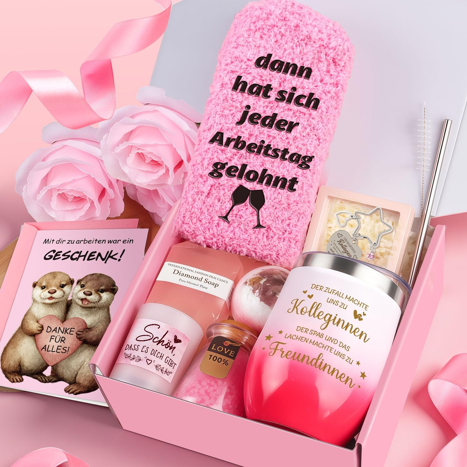 Detalle 2 de Giftota Wellness Geschenkbox für Kollegin