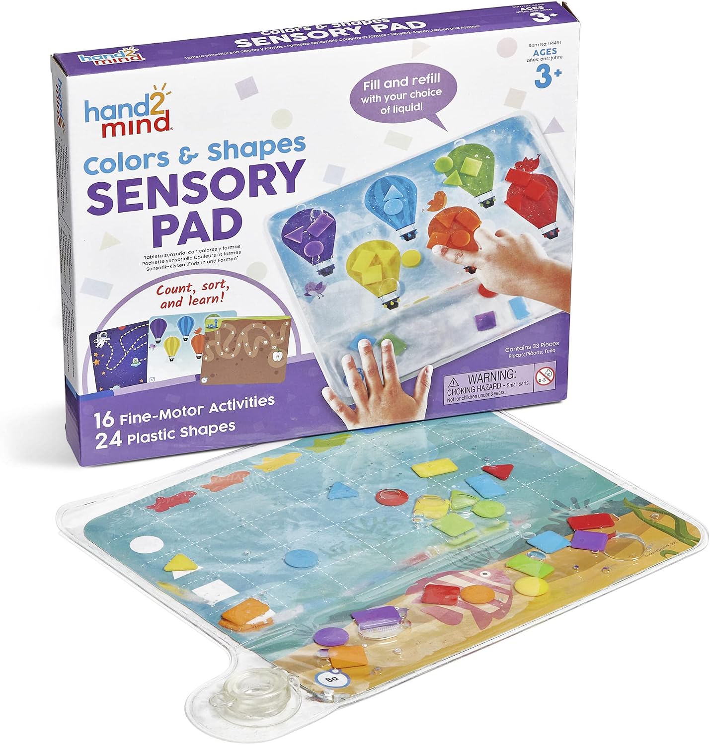 Detalle de Learning Resources Cuscinetto Sensoriale 24 forme 🎲