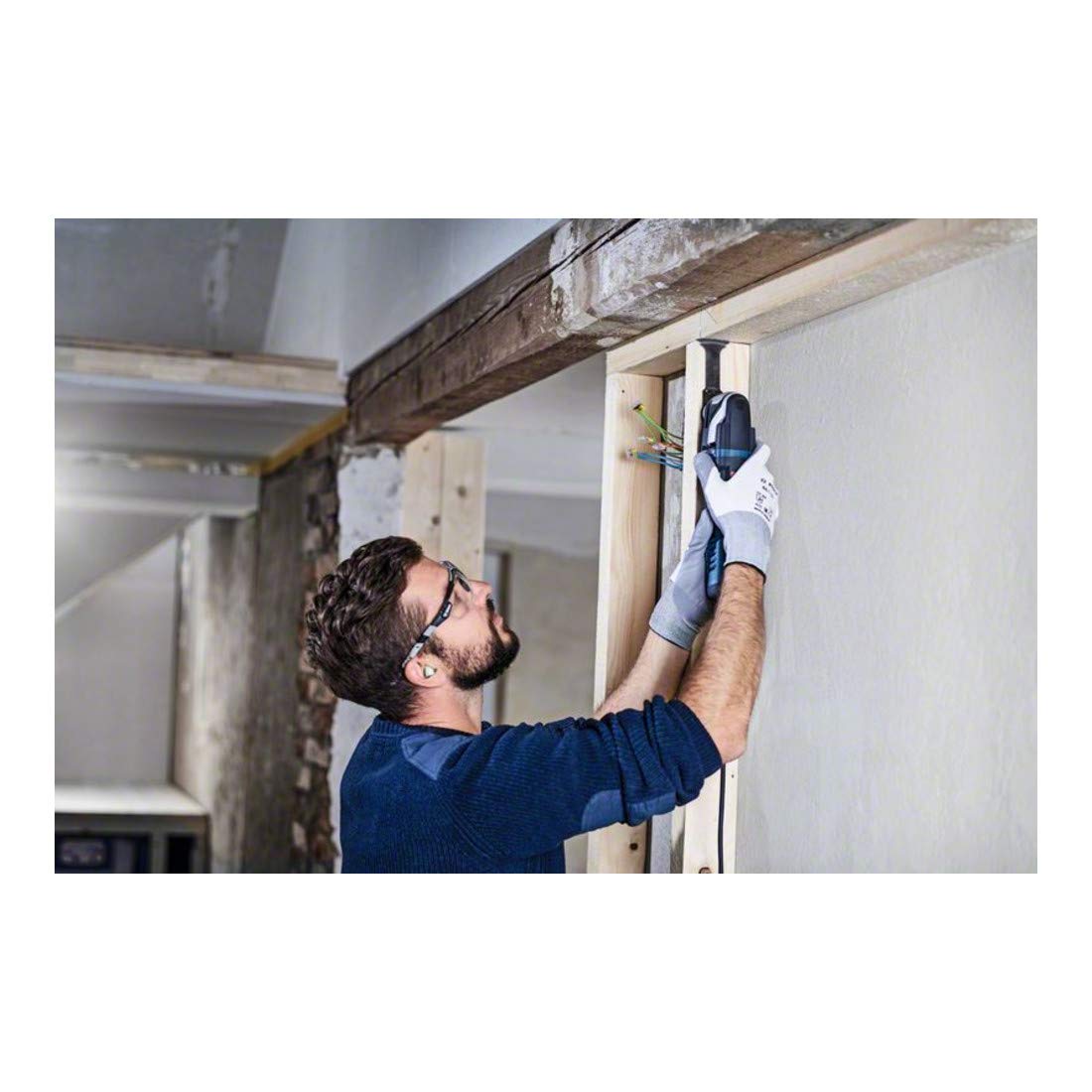 Detalle de Bosch Professional Lama per tagli dal pieno AIZ 10 AB – tagli precisi per legno e metallo (10 x 20 mm)