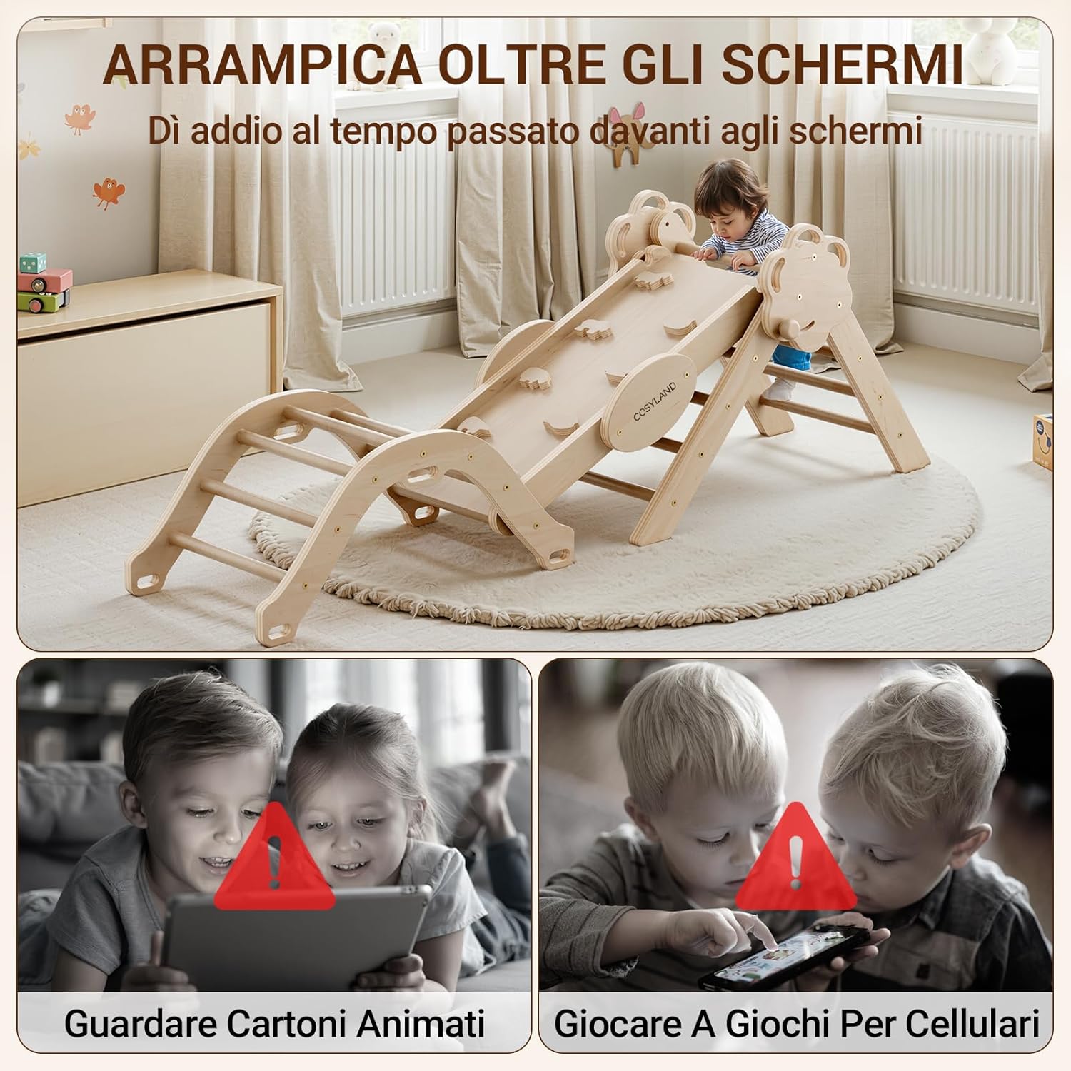 Thumbnail 6 de COSYLAND Set da Arrampicata 8 in 1 per bambini