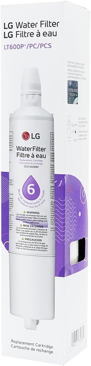 Detalle 1 de LG LT600P Refrigerator Water Filter, 300-Gallon Capacity, 1-Pack