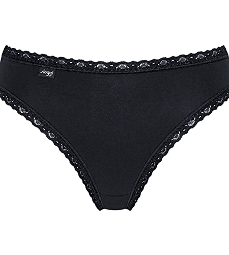 Detalle 2 de sloggi 24/7 Cotton Lace Tai 3 unidades, talla 40 🩲