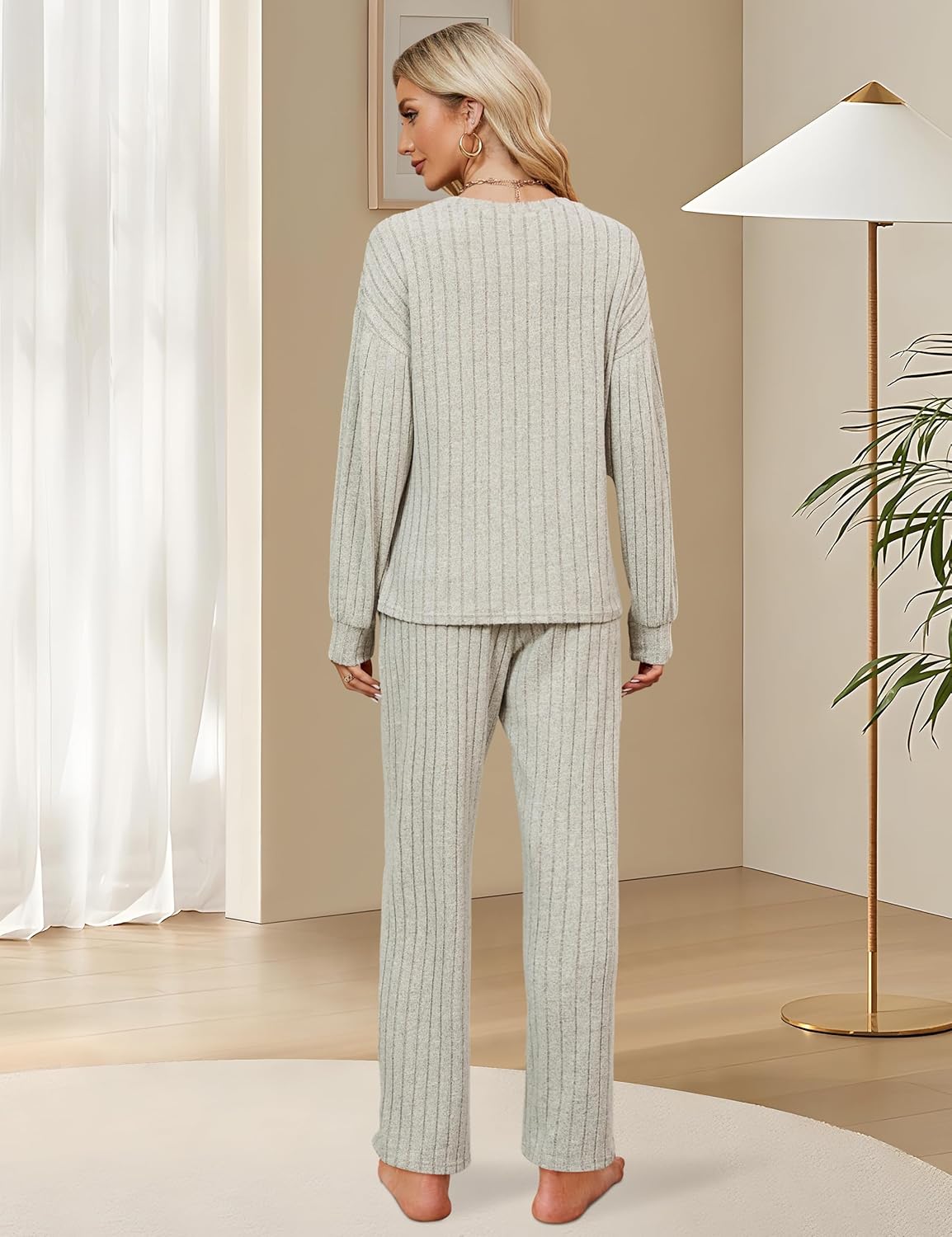 Detalle 2 de Blooming Jelly Lounge Set Cute 2-Piece Pajamas