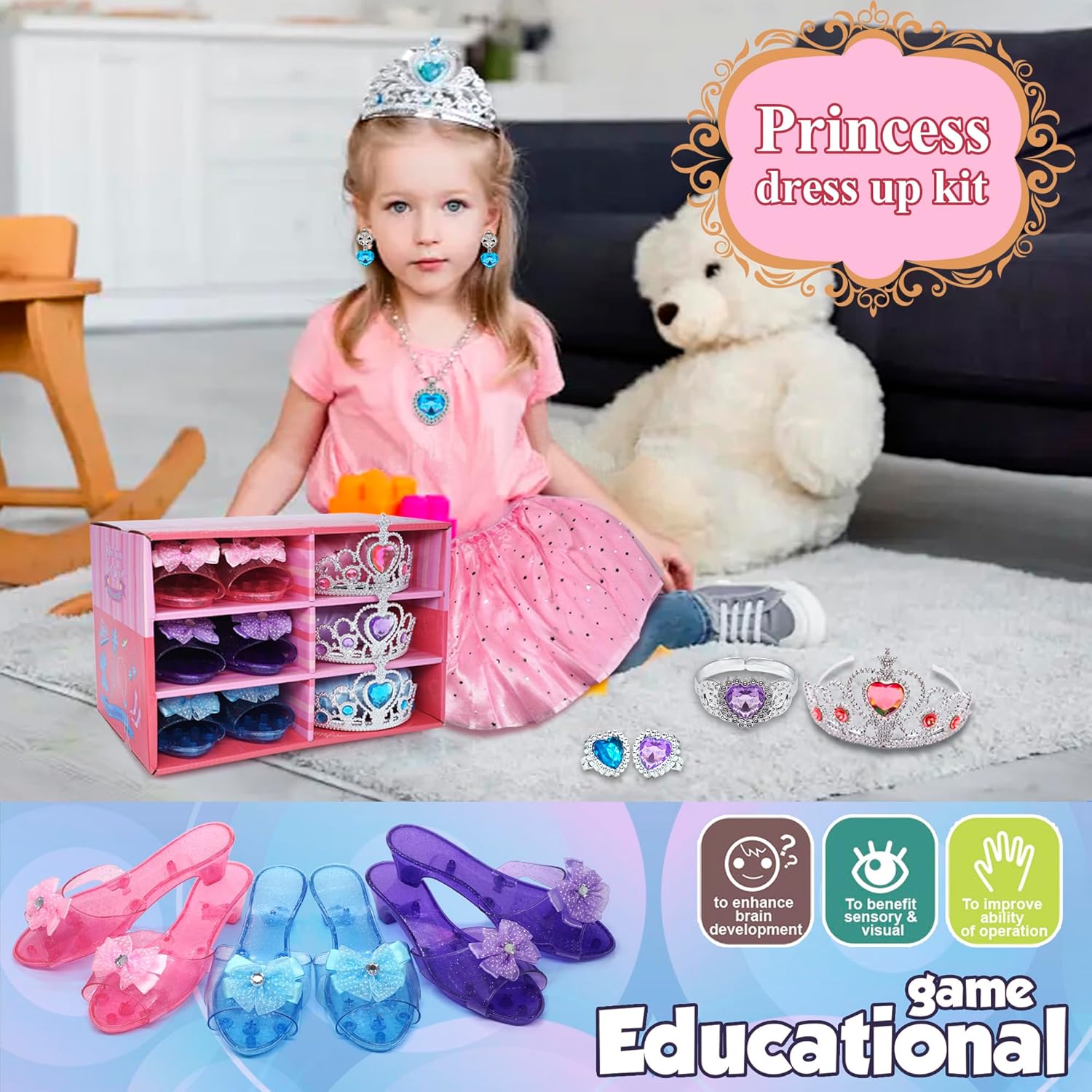 Thumbnail 2 de Prinzessin Dress Up Mädchen Kleidung