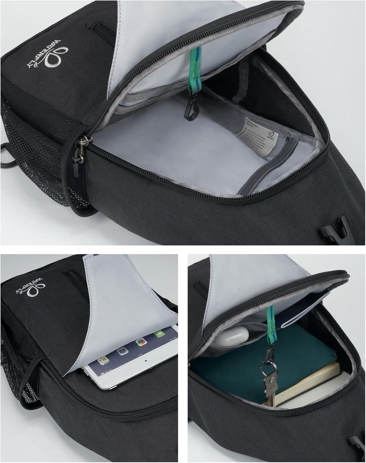 Thumbnail 3 de Waterfly RFID Crossbody Sling Backpack