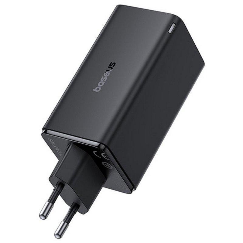 Detalle 2 de Baseus GaN6 Pro 100W: cargador compacto con 4 puertos y cable USB-C incluido