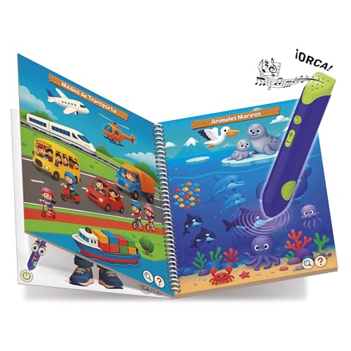 Detalle 2 de Educa EducaPen Cosas de Peques 20321, juego interactivo con lápiz óptico y cuaderno