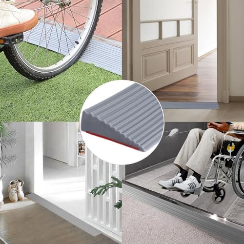Detalle 2 de AiDeHuaKeJi Türschwellenrampe – Klappbare Rampen aus PVC für Saugroboter, Rollstuhl & Barrierefreiheit