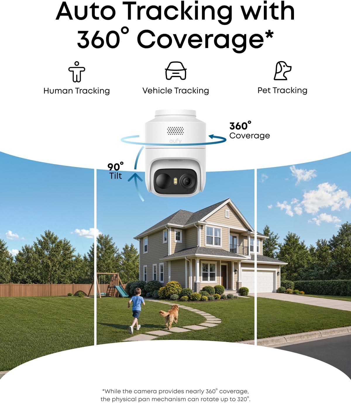 Thumbnail 1 de eufy Security eufyCam C37 T814X 4-Camera Kit, 2K Solar, 360° Tracking