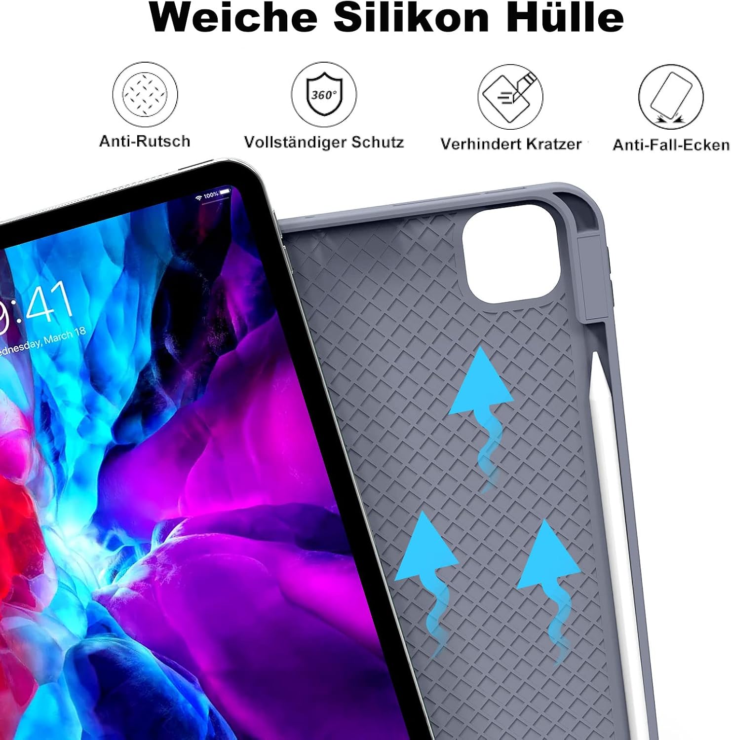 Thumbnail 4 de aoub iPad Pro 11 Hülle 2./3./4. Gen