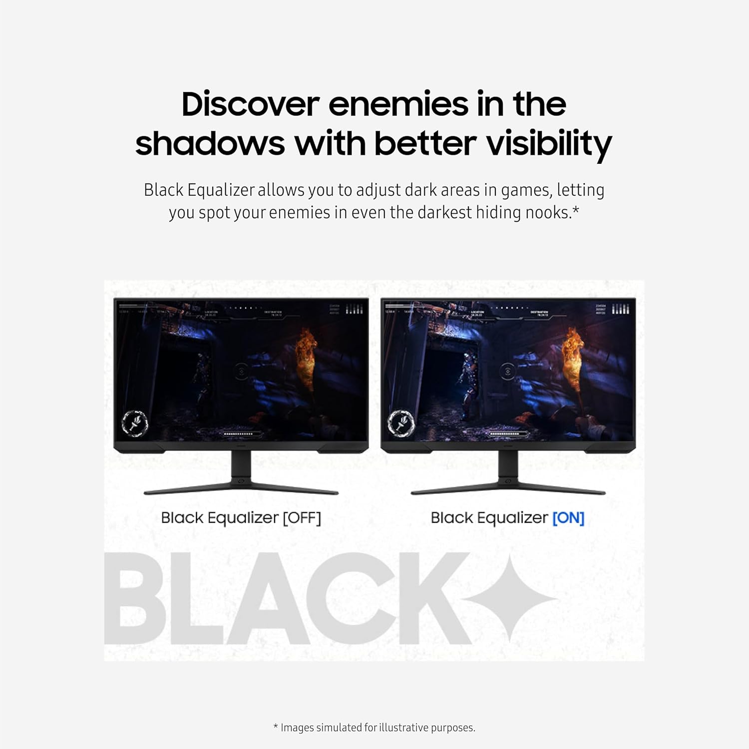 Detalle 2 de Samsung 27-Inch Odyssey G3 (G30D) Series FHD Gaming Monitor (LS27DG302ENXZA) — 180Hz, 1ms, AMD FreeSync