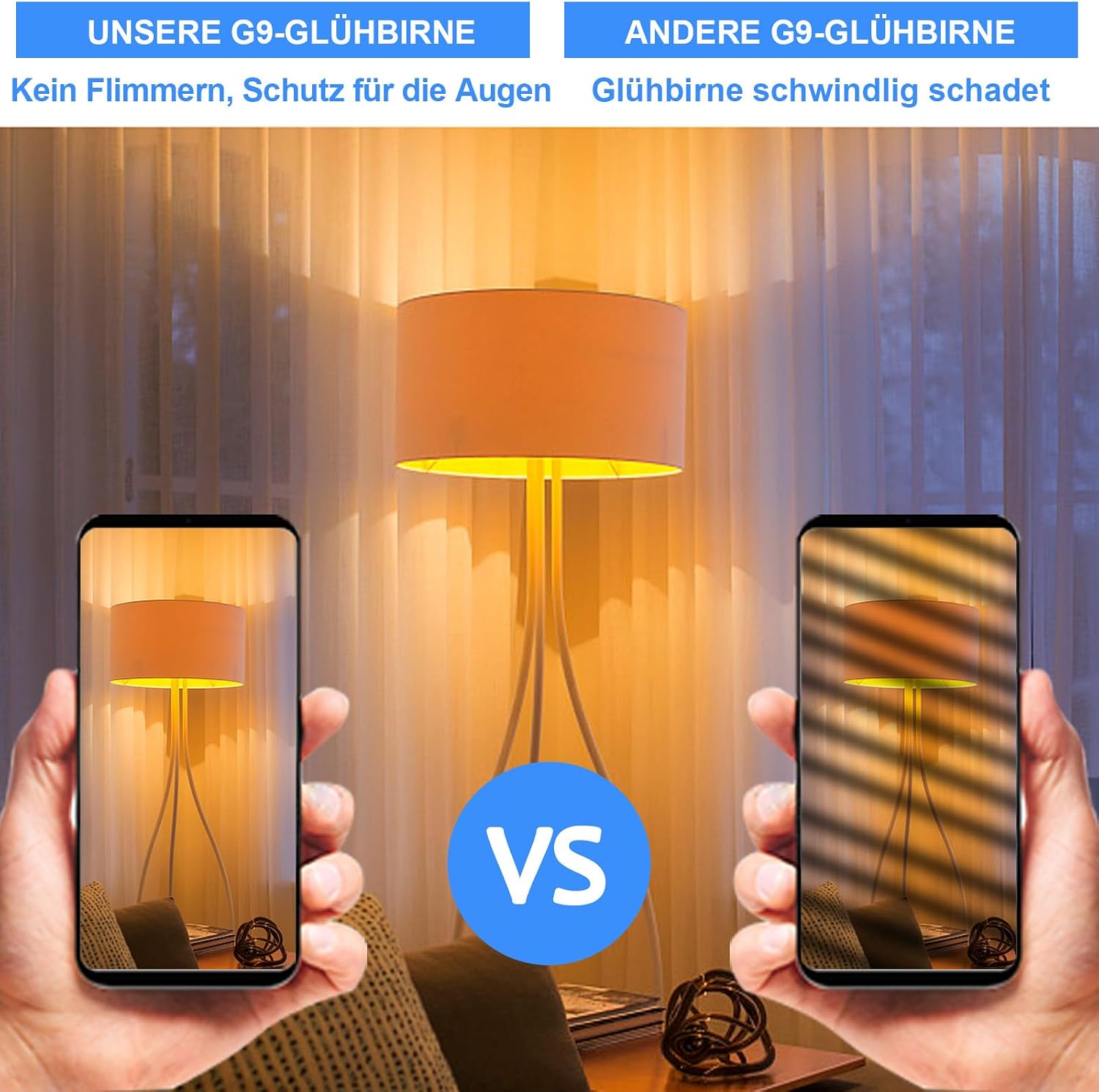Thumbnail 5 de WeshLMPO Glühbirne G9 12er Set 40W dimmbar 2700K