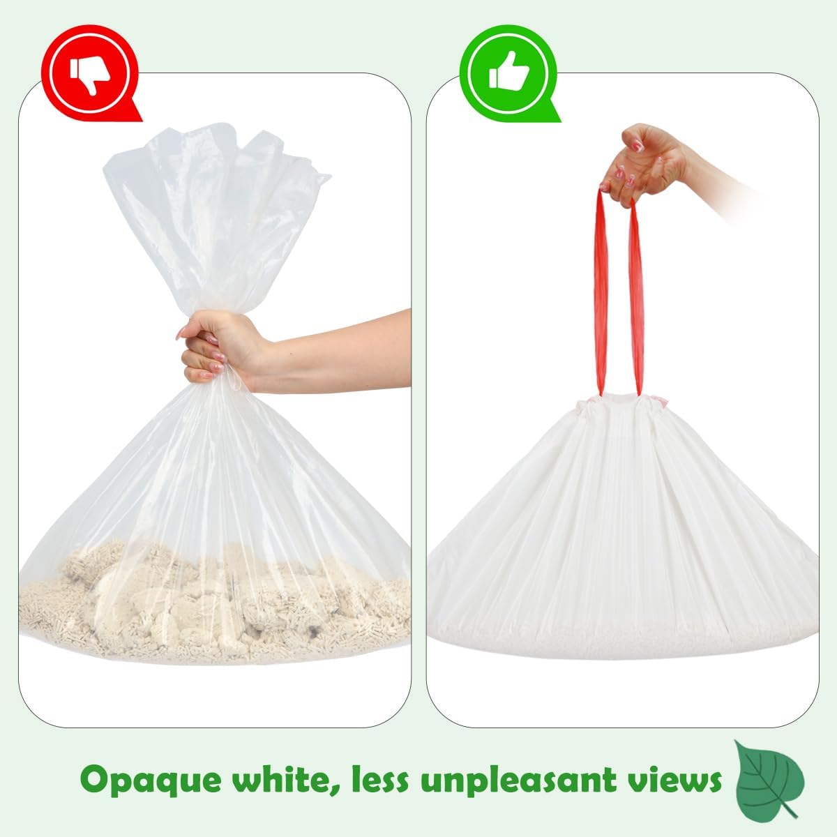 Detalle de SZEE Large Self-Cleaning Cat Litter Tray Liners 20 🐱