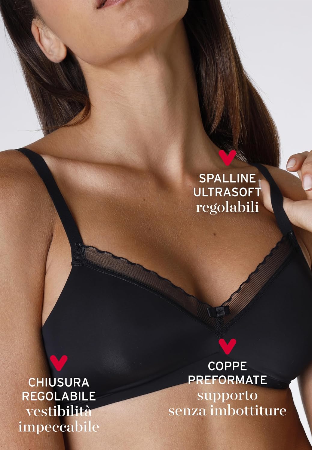 Detalle 2 de Lovable My Daily Comfort reggiseno donna senza ferretto in microfibra ultra soft (L027O)