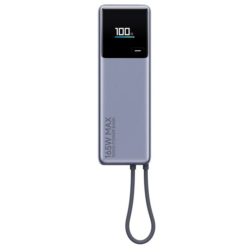 Xiaomi 165W Power Bank 10000mAh con cable integrado gris