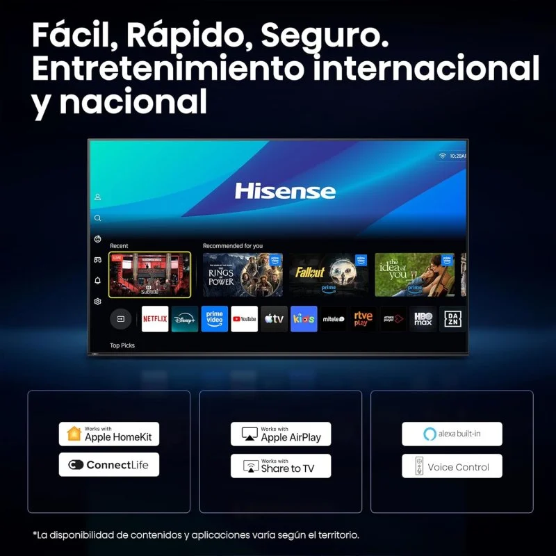 Thumbnail 2 de Hisense TV QLED 65E7S 65": cine en casa con HDR10+, Dolby Atmos y Gaming 120 Hz