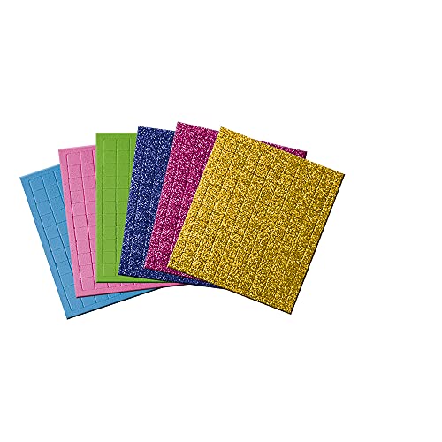 Detalle de Janod - Coffret Mosaïques en Mousse Poneys et Licornes – Les Ateliers du Calme (J07957)