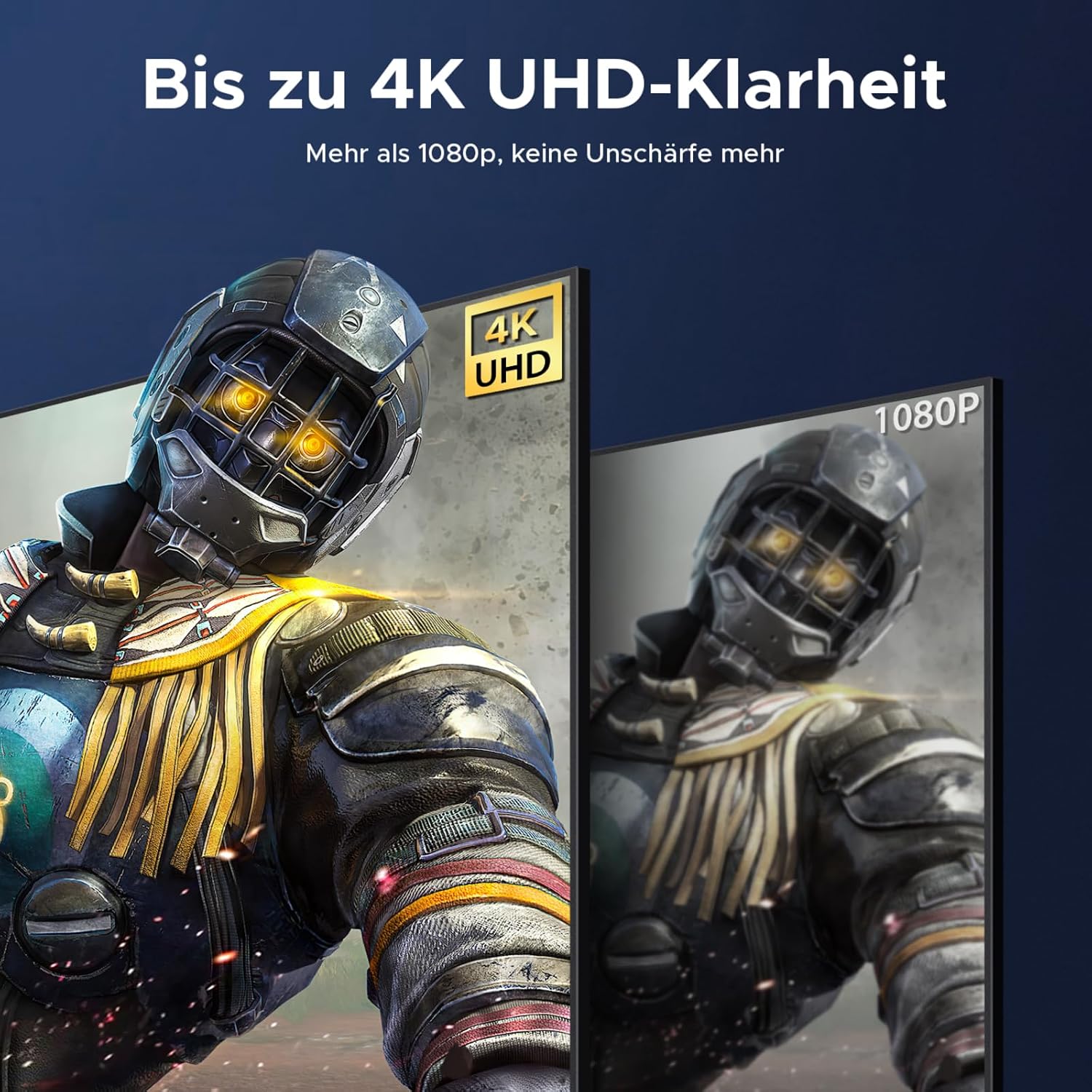 Detalle 2 de WARRKY 4K DisplayPort zu HDMI Kabel 1,8m
