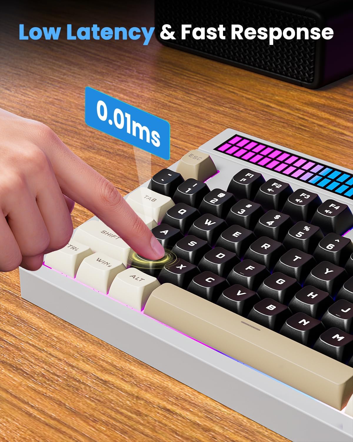 Thumbnail 5 de SABLUTE Gaming Keyboard 94-Key Compact