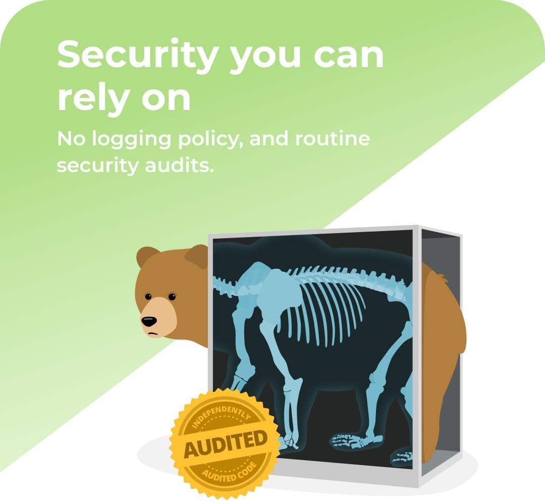 Thumbnail 2 de TunnelBear VPN Software: 1-Year Unlimited Data & Devices
