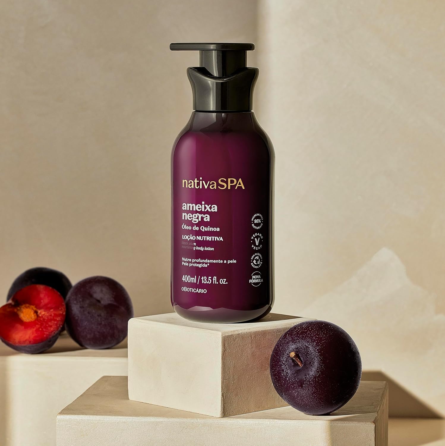 Detalle 2 de O Boticário Nativa SPA Ciruela Negra Set de Cuidado
