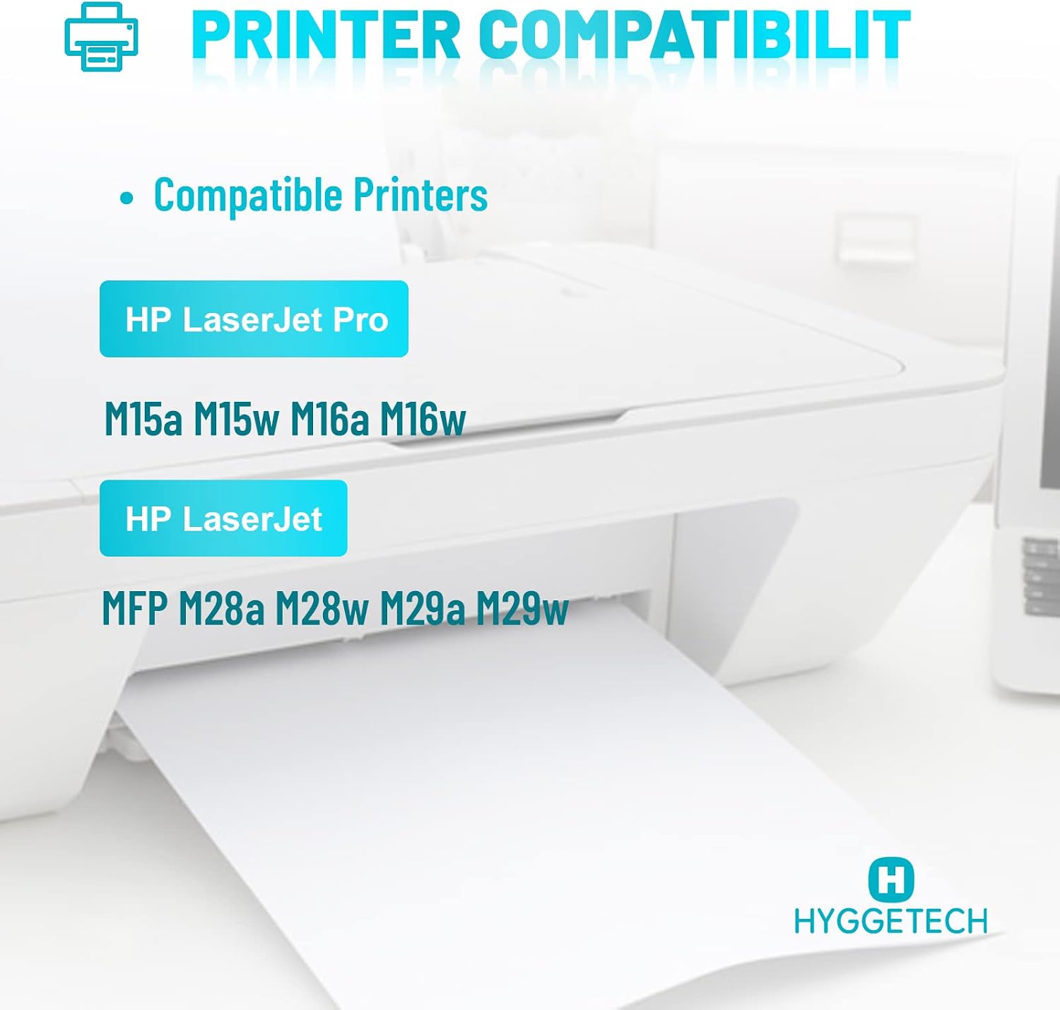 Detalle 2 de Hyggetech 44A CF244A compatibile (confezione da 2 toner) per HP CF244A 44A