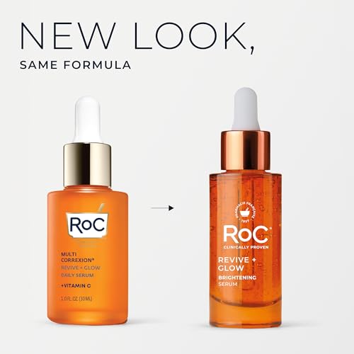 Detalle de RoC Vitamin C Serum for Face Multi Correxion Revive + Glow, 10% Active, 1oz