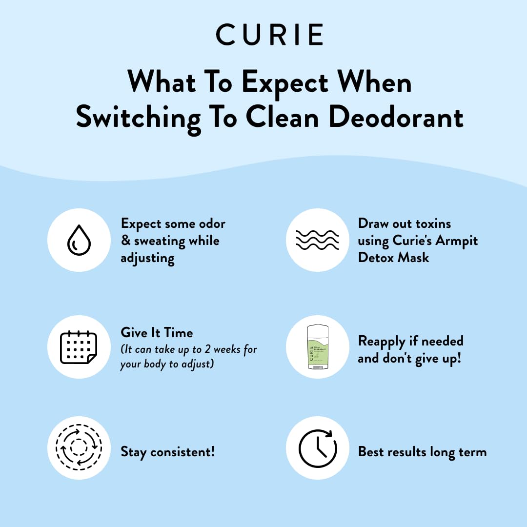 Detalle de Curie Aluminum Free Deodorant - Coconut Nectar + White Tea (2pk)