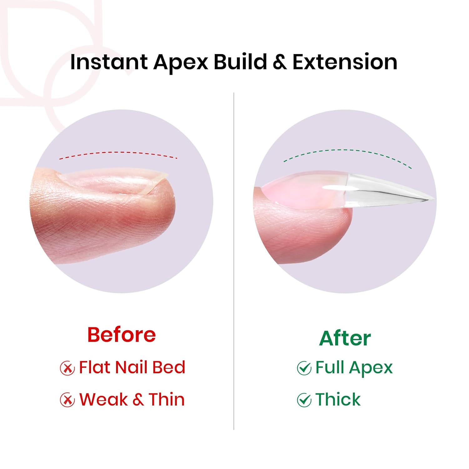 Thumbnail 1 de Beetles Tipex Instant Apex Nail Tips, Stiletto Medium – 16 Sizes, 192pcs