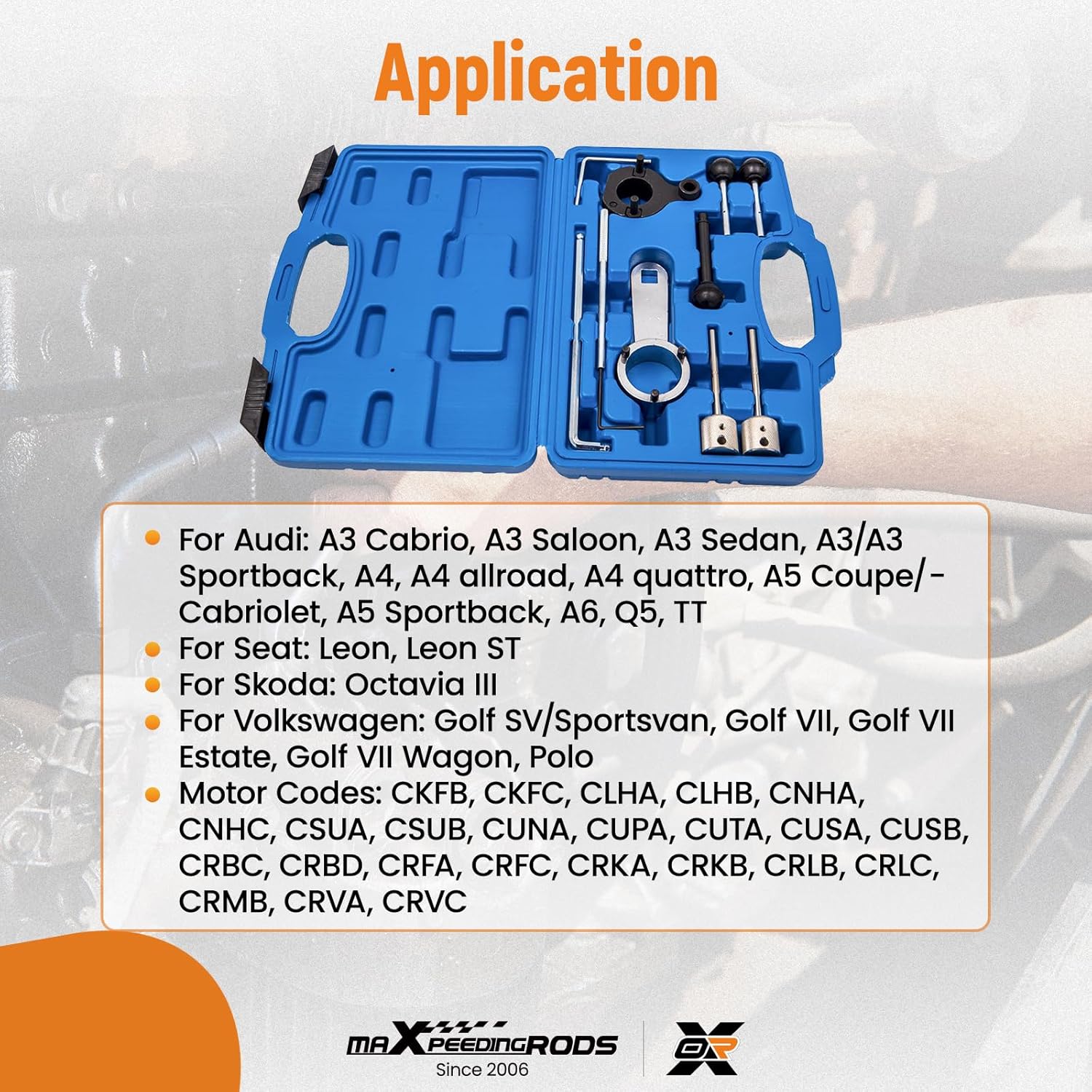 Thumbnail 3 de maXpeedingrods Motor-Einstellwerkzeug für Nockenwelle – für VW/Audi 1.4/1.6/2.0 TDI CR (T10490 u. a.)