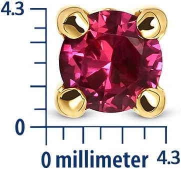 Thumbnail 2 de Miore gemstone boucles d’oreilles rubis 0,64 ct