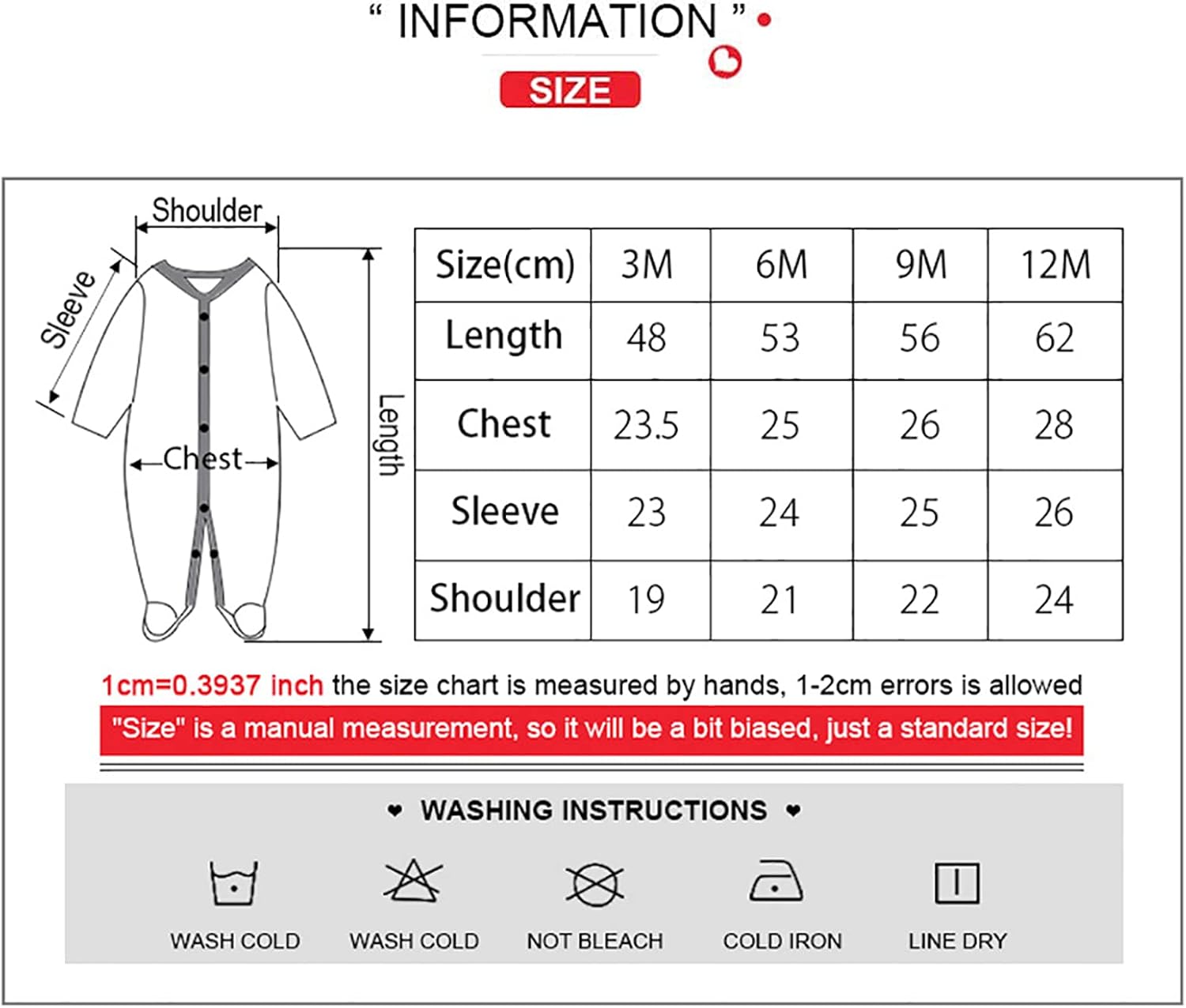 Thumbnail 6 de MAMIMAKA Newborn Sleepsuit 2‑Way Zip Pajamas