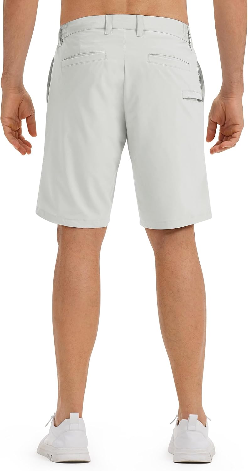 Detalle 2 de 33,000ft Men’s 9" Dry Fit Stretch Golf Shorts with UPF 50+ and Pockets