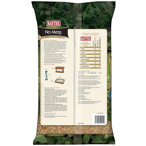 Thumbnail 7 de Kaytee Wild Bird No Mess Seed Blend for Blue Jays, Woodpeckers, Juncos, Cardinals, Grosbeaks, Sparrows, and Finches (10 lb)
