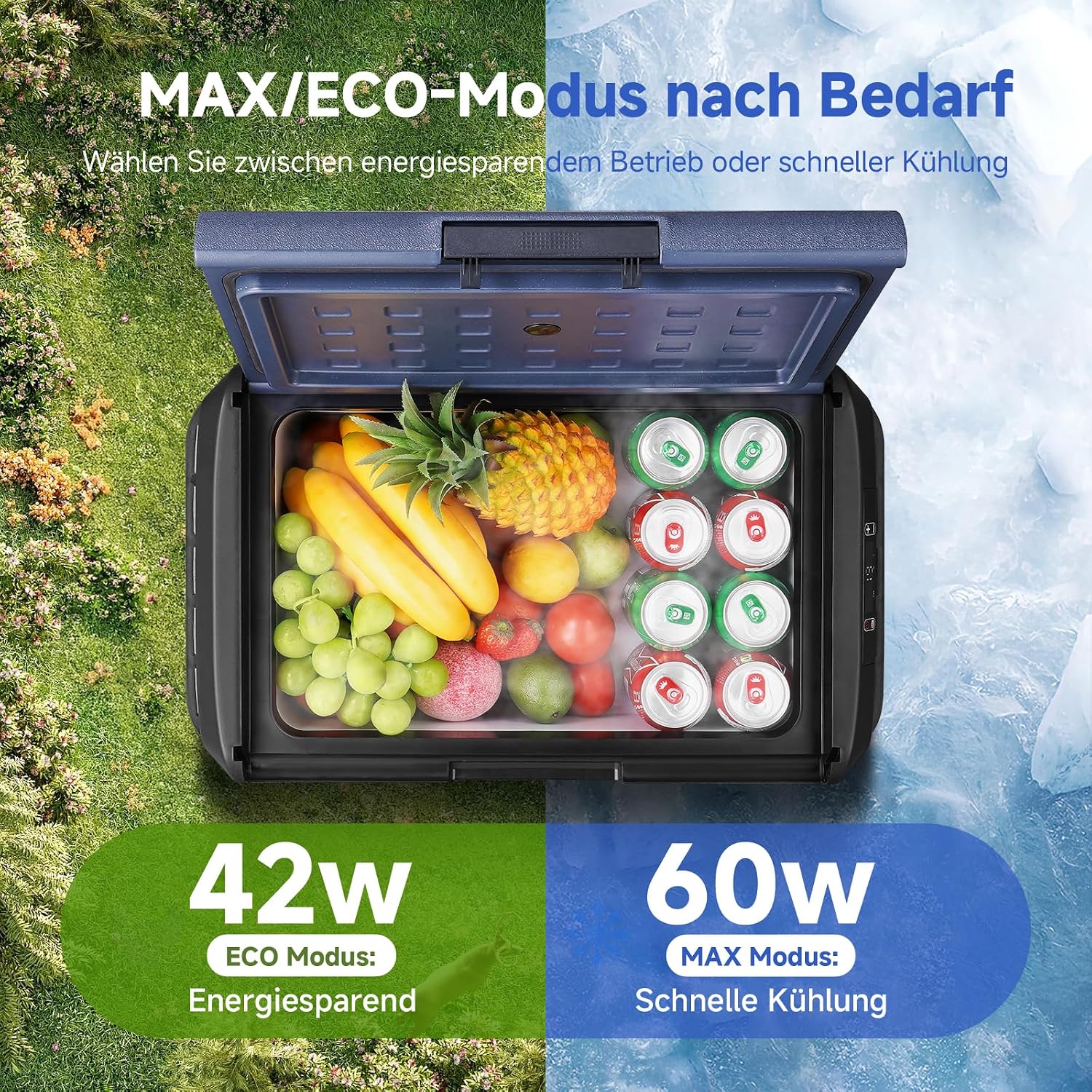 Detalle 2 de AAOBOSI Kompressor Kühlbox 25 l für 12V/230V