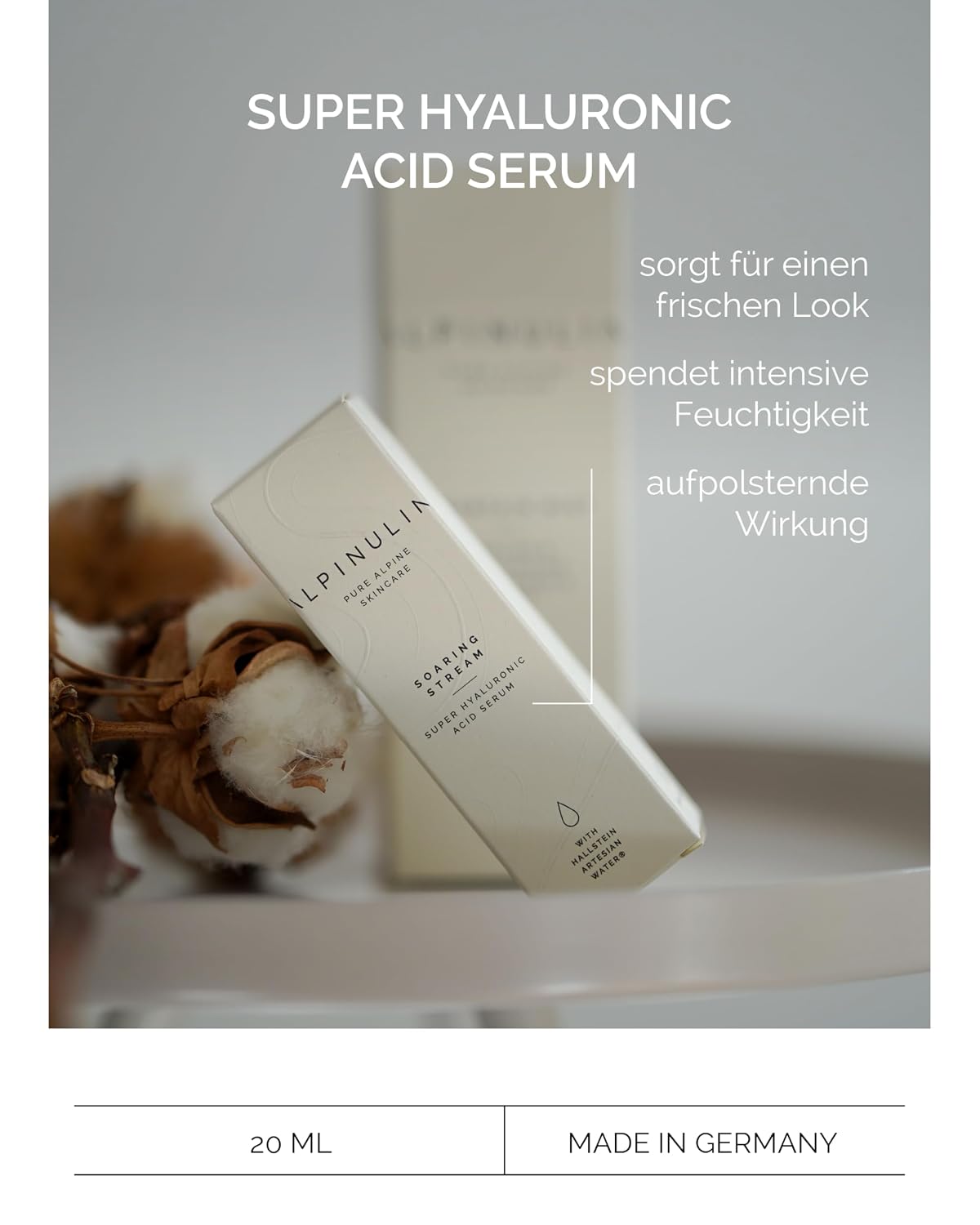 Detalle de ALPINULIN SOARING STREAM Hyaluron Serum 20ml