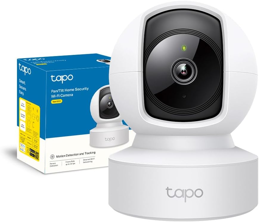 Detalle de Tapo C212: Telecamera WiFi Interna 2K 3MP con Pan/Tilt, visione notturna e controllo vocale