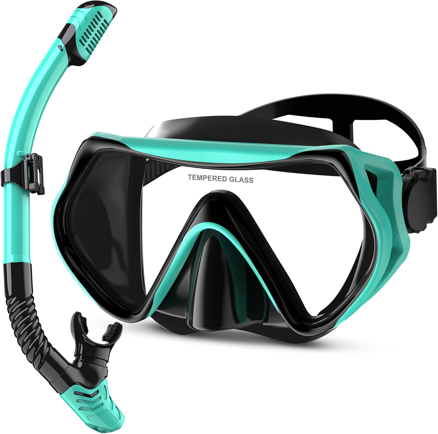 Detalle de MELUMILU Snorkel Mask Set with Tempered Glass