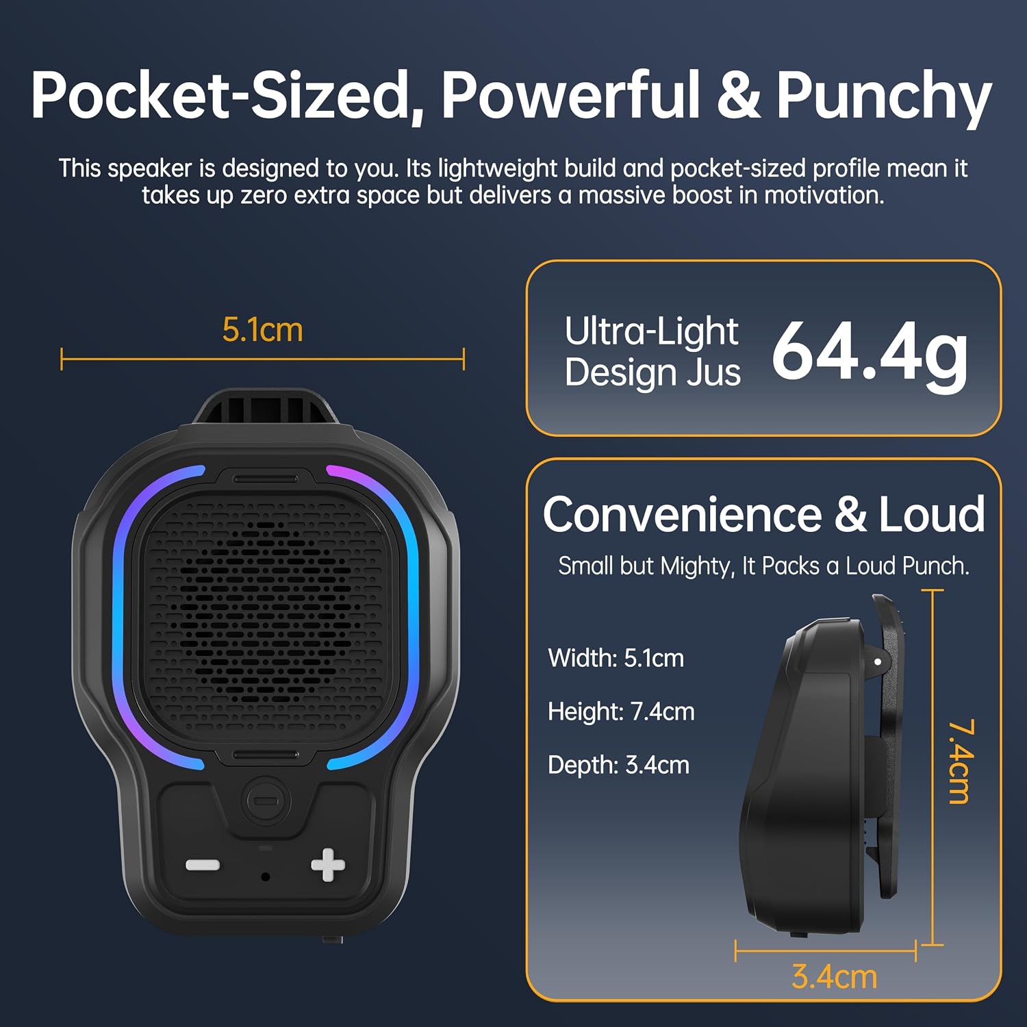 Thumbnail 6 de Bluetooth Clip-On Speaker J19