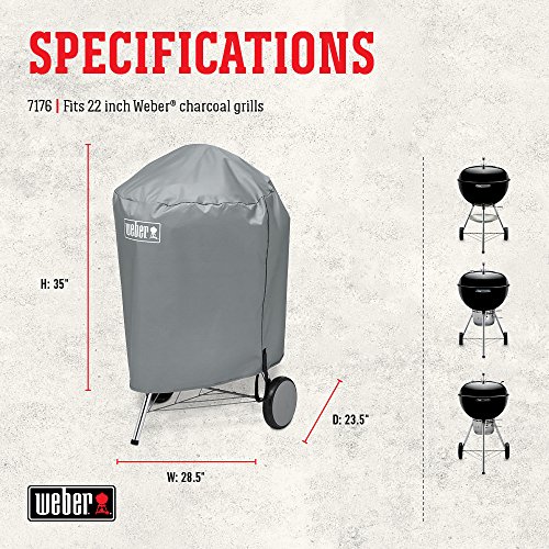 Detalle de Custodia Weber per barbecue da 57 cm: protezione impermeabile in tessuto leggero