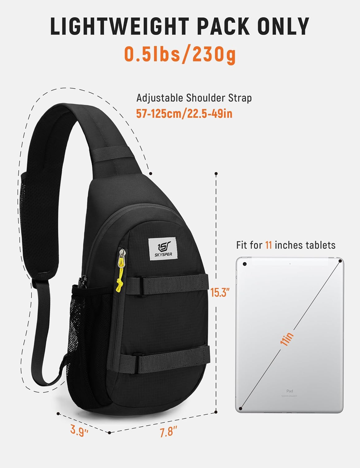 Thumbnail 4 de SKYSPER Brusttasche Herren Umhängetasche – kompakt, sicher und vielseitig