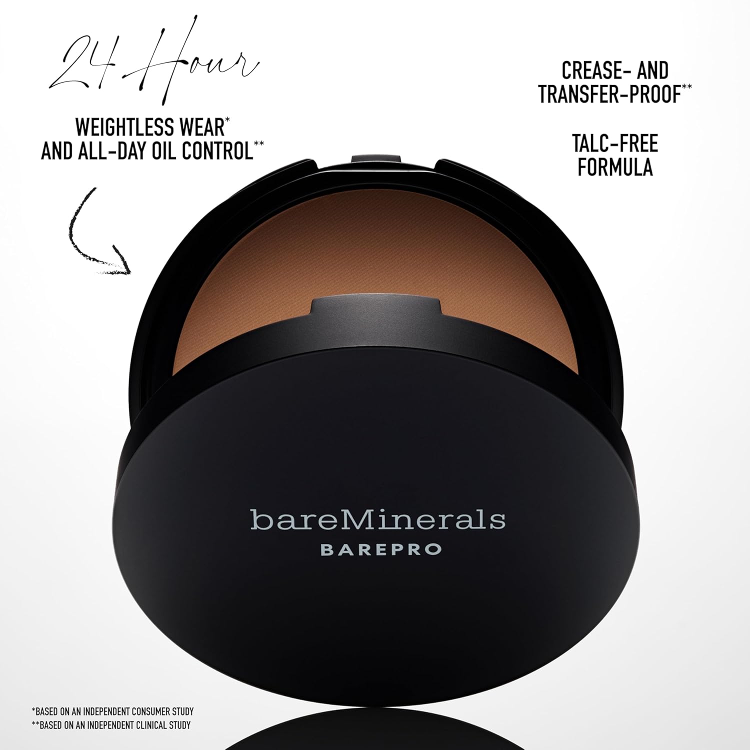 Thumbnail 3 de bareMinerals Barepro Skin-Perfecting Powder Foundation (Matte Pressed Powder) — Full Coverage #25 Neutral