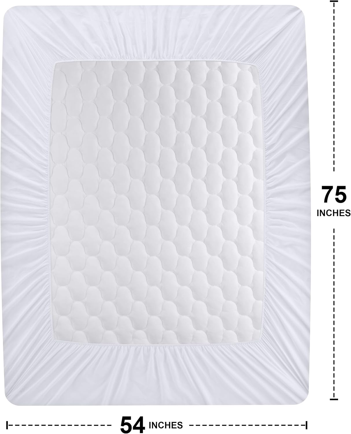 Detalle de Utopia Bedding Full Waterproof Mattress Protector, Quilted, Fits Mattresses up to 16" Deep
