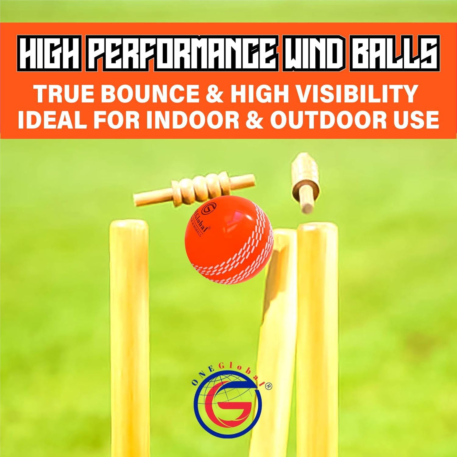 Thumbnail 3 de ONEGlobal Premium Windball Soft Cricket Ball