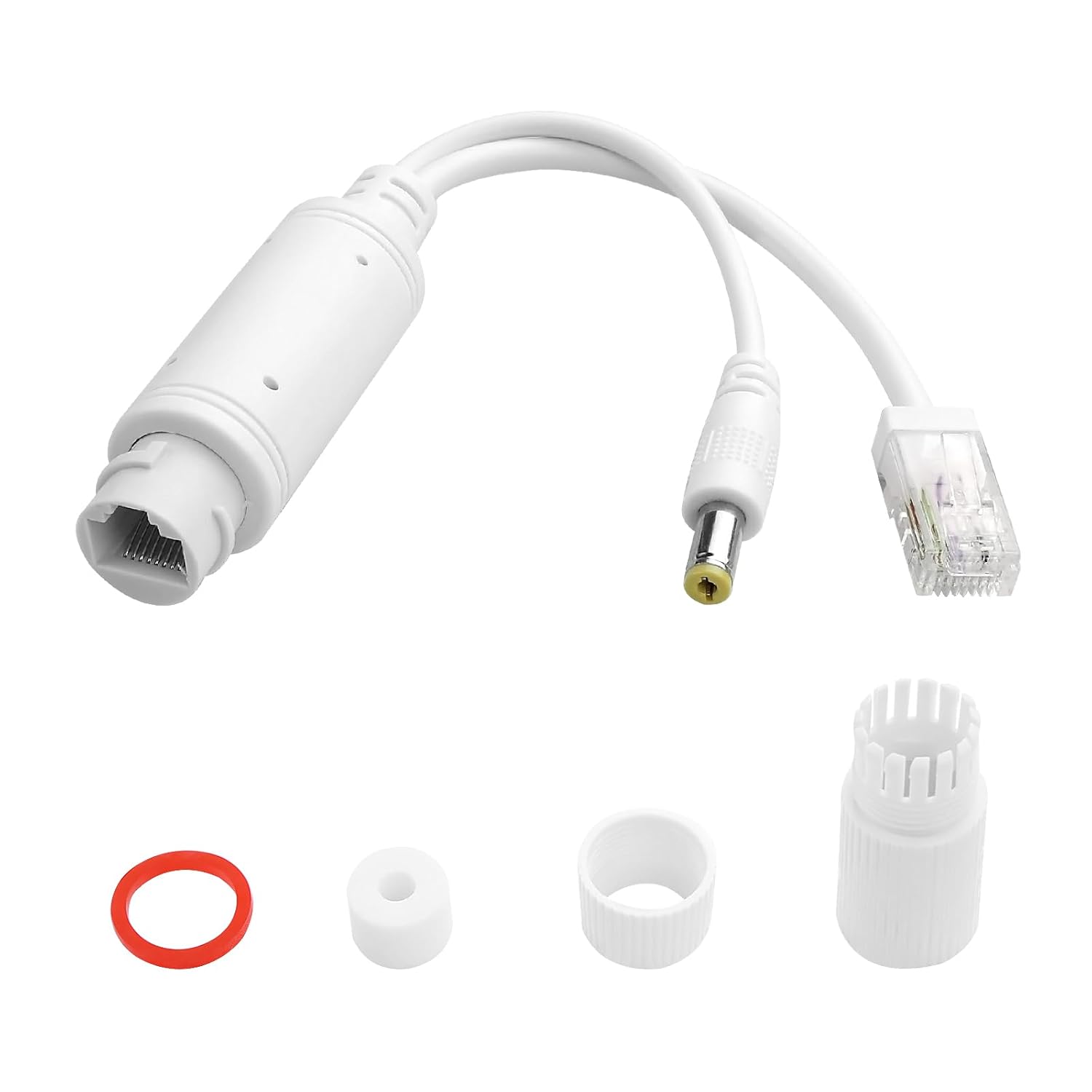 TIENFOKOTA PoE Splitter 48V to 12V IP55 Waterproof for IP Cameras