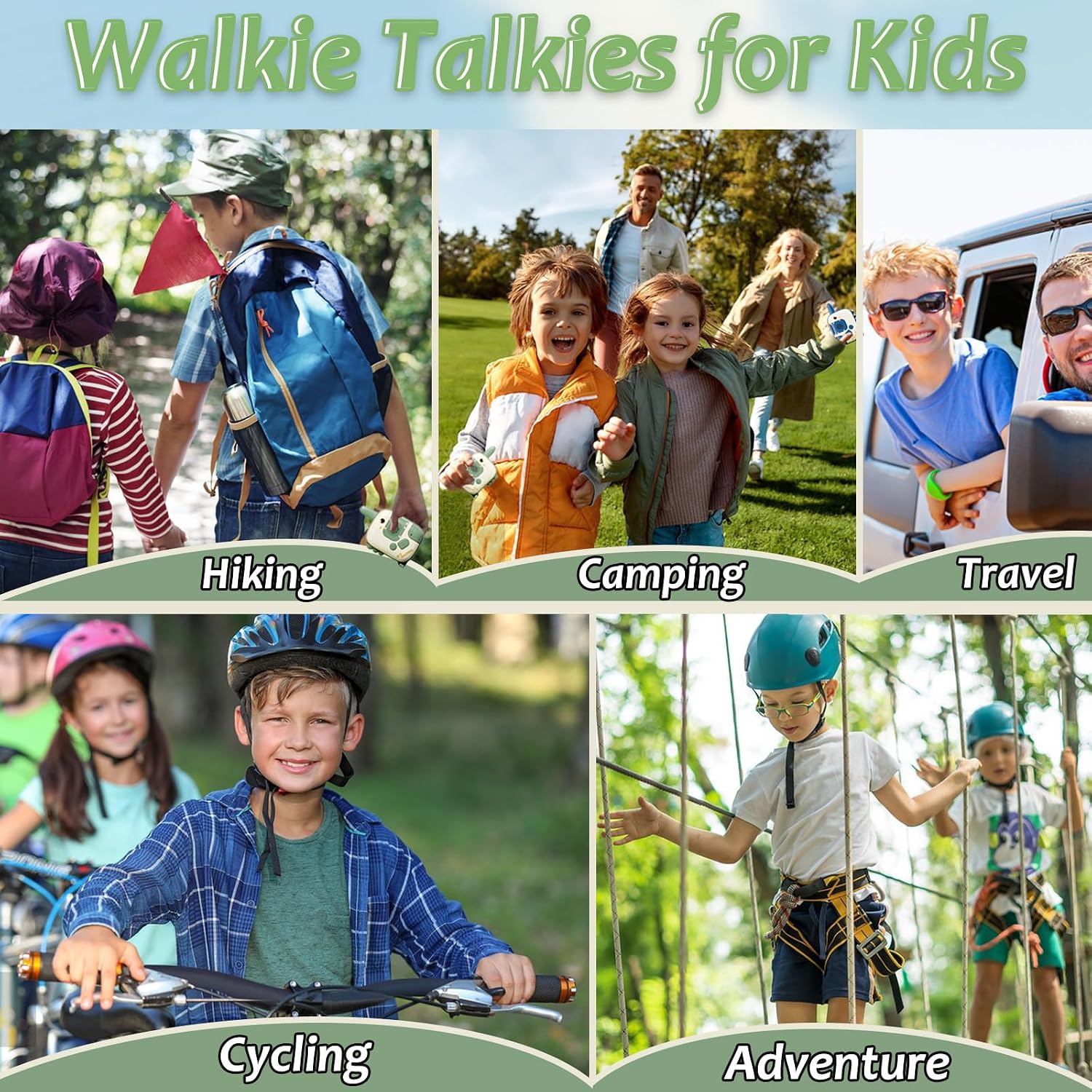Thumbnail 5 de DQMOON Walkie Talkie for Kids 5 ft durability